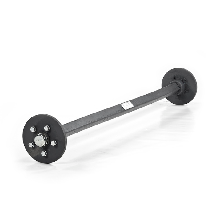 Unbraked 50mm square trailer axle with 2500kg capacity