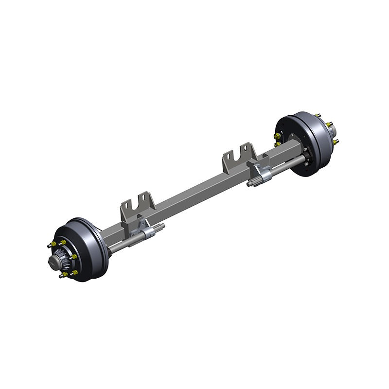 Braked Full Beam Axle 70mm SQ 3,500kg ABS