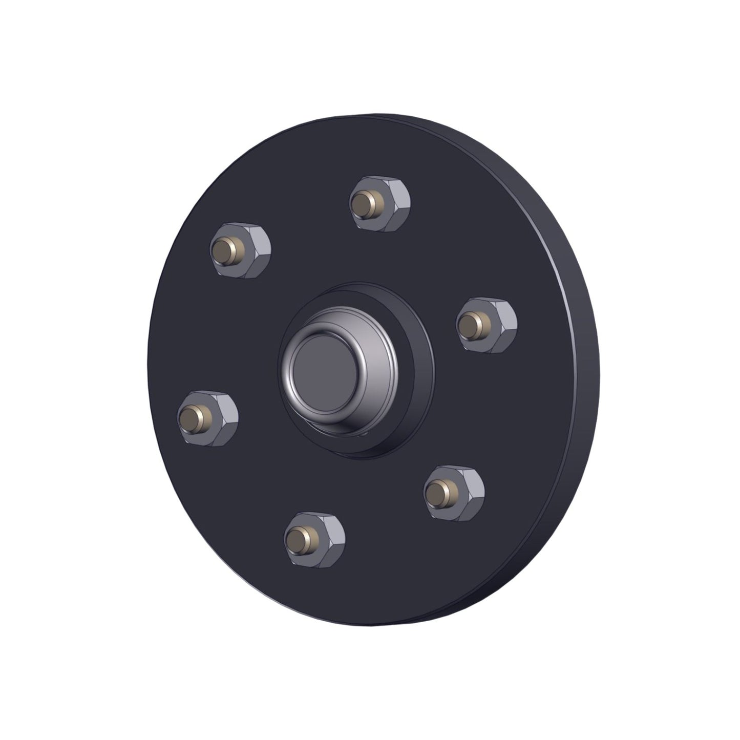 Complete Hub 50 Round Short Nose (PCD: 04S (6 or 139.7 Studs & Nuts))