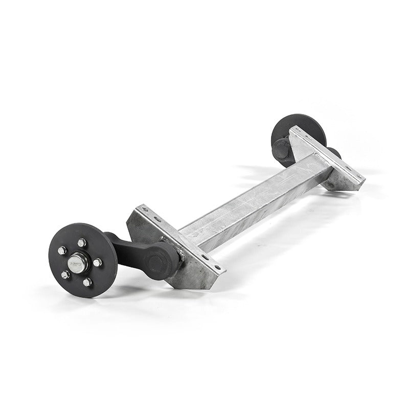 Unbraked Axle Rubbaride 1,150Kg
