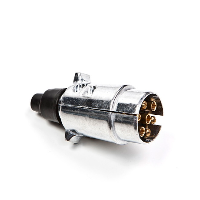 7 Pin Trailer Plug Male Metal