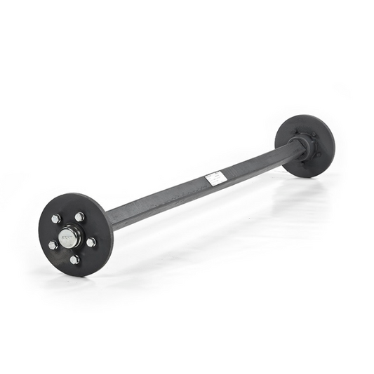 Unbraked 50mm square trailer axle with 2500kg capacity
