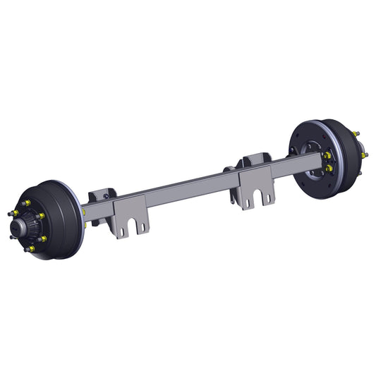 Braked Full Beam Axle 70mm SQ 3500kg
