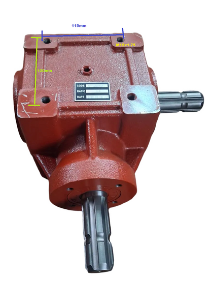AFTGBRG61LL 60hp Agri L-gearbox 1 3/8 6 spline shafts