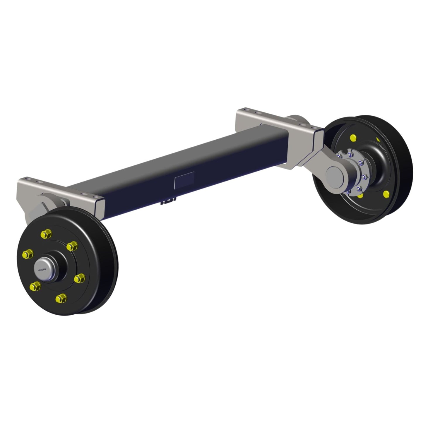 Braked Axle Rubbaride 3,500Kg
