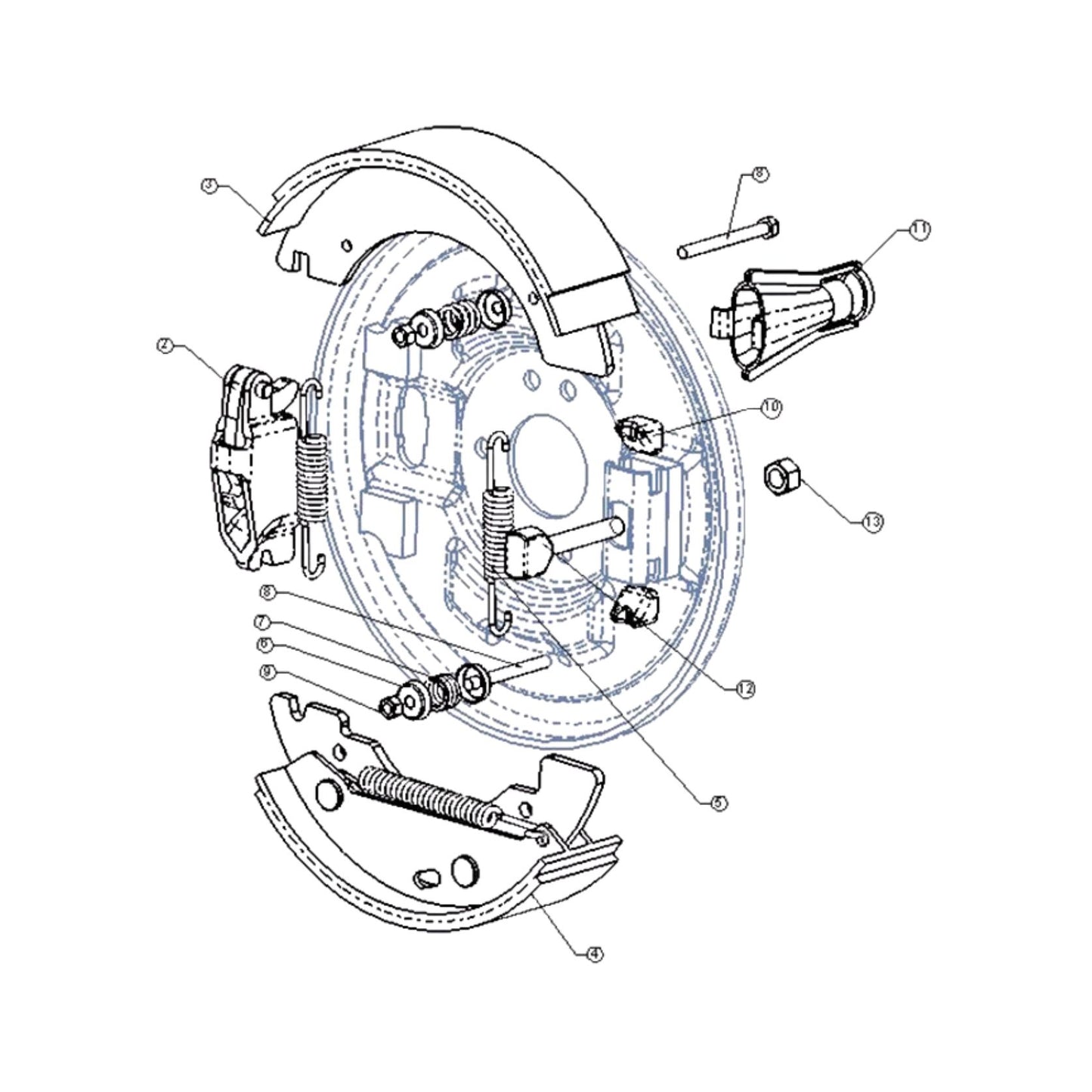 Brake Assembly 305 x 80 L or R