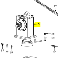 H1300 F50 Falcon Slasher Gearbox (Zircon)