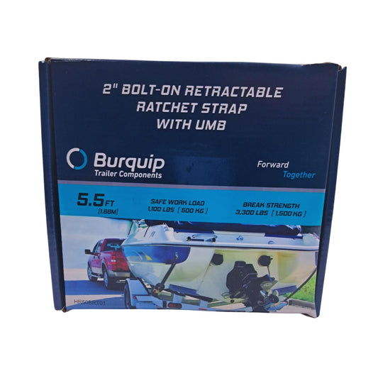 Bolt-On Retractable Ratchet Strap with UMB