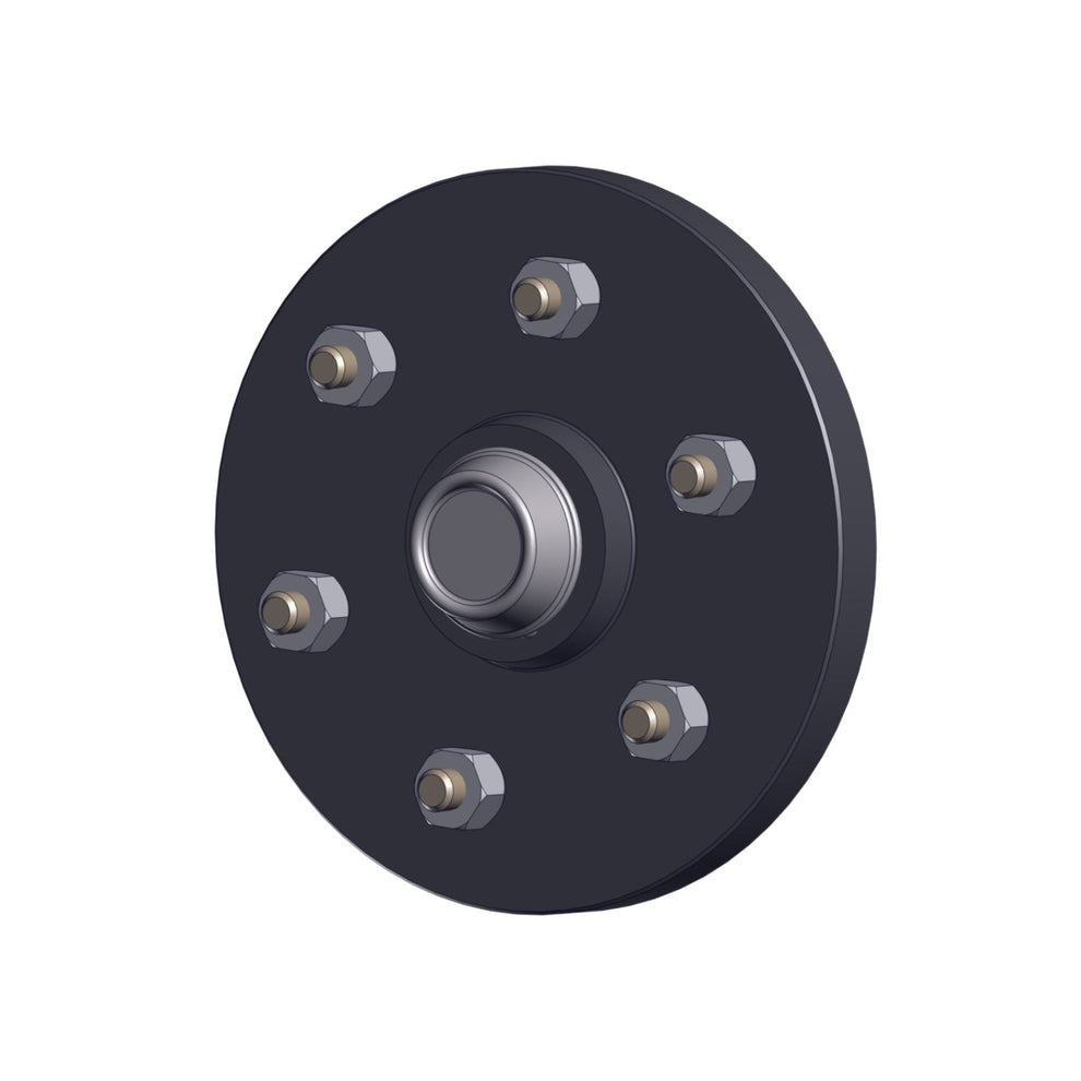 Complete Hub 50 Round Short Nose (PCD: 04S (6 or 139.7 Studs & Nuts ...