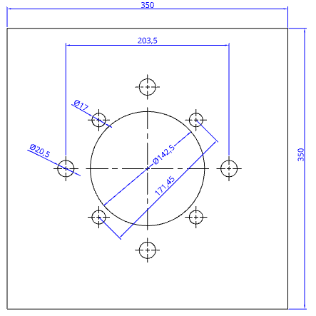 Slasher Gearbox Mounting Plate
