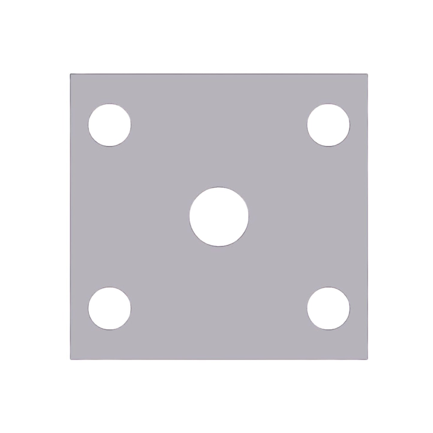 5 Hole Plate 55mm