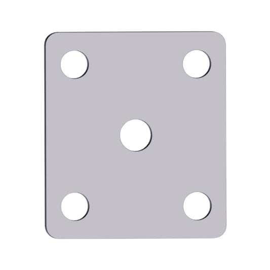 5 Hole Plate Square 90mm Square 75mm