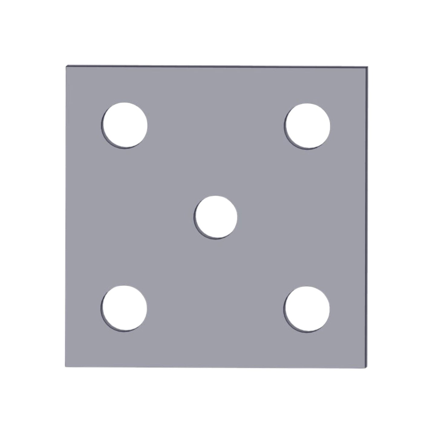 5 Hole Plate 50mm â€“ 16mm Holes