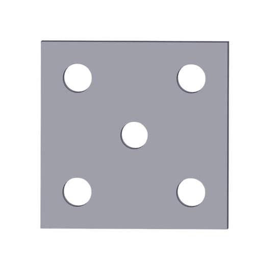 5 Hole Plate 50mm â€“ 16mm Holes
