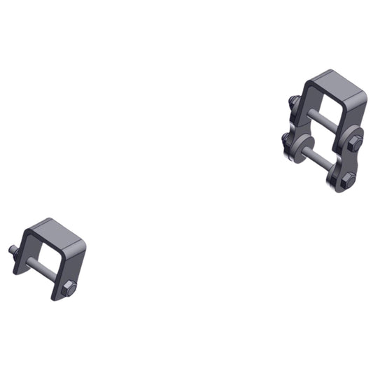 2 Eye Hanger Bracket Set 45mm