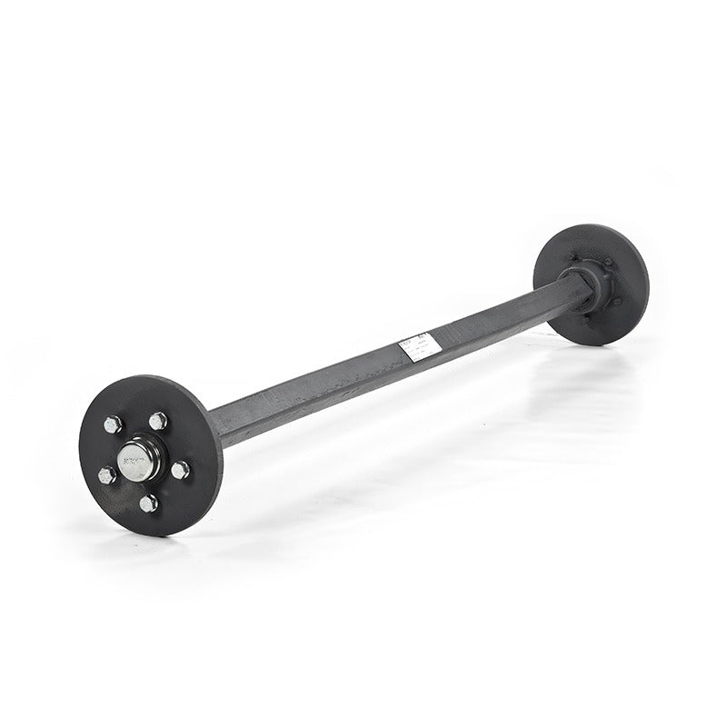 Unbraked Full Beam Axle 50mm SQ 2500kg (PCD: 04S (6 or 139.7 Studs & Nuts) | Length: 2,400mm)