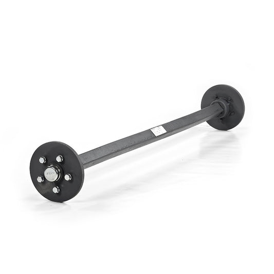 Unbraked Full Beam Axle 55mm SQ 3000kg (PCD: 04S (6 or 139.7 Studs & Nuts) | Length: 1,675mm)