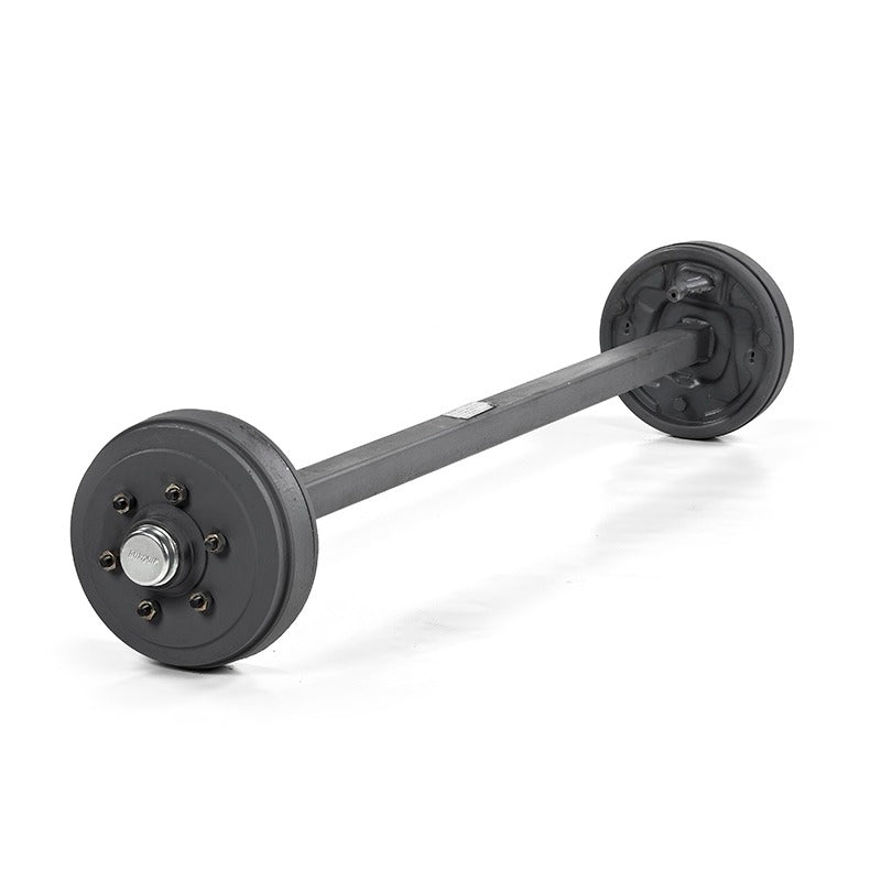 Braked Full Beam Axle 50mm SQ 2,500Kg (PCD: 04S (6 or 139.7 Studs & Nuts) | Length: 2,350mm)