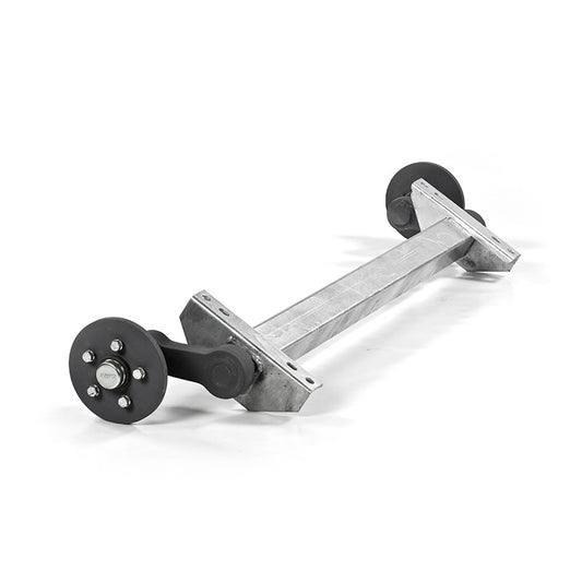 Unbraked Axle Rubbaride 1,150Kg