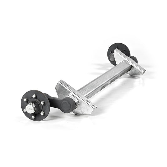 Unbraked Axle Rubbaride 2,500Kg