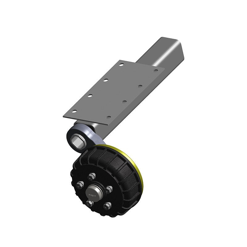 Braked Axle Rubbaride Stub 1,150Kg