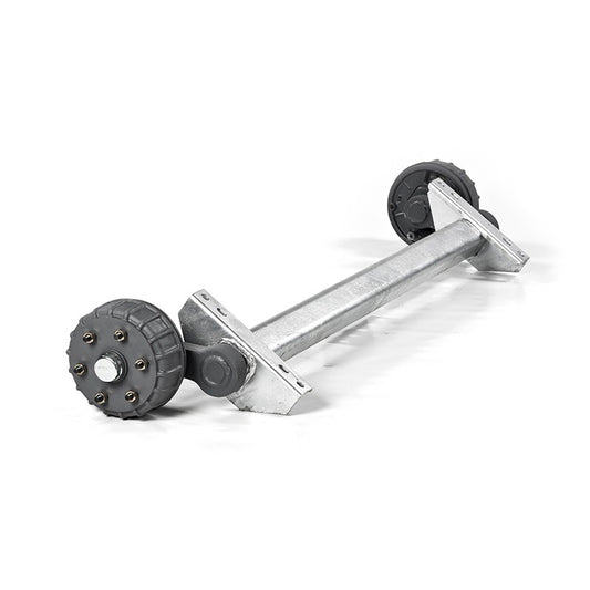 Braked Axle Rubbaride 1,600Kg
