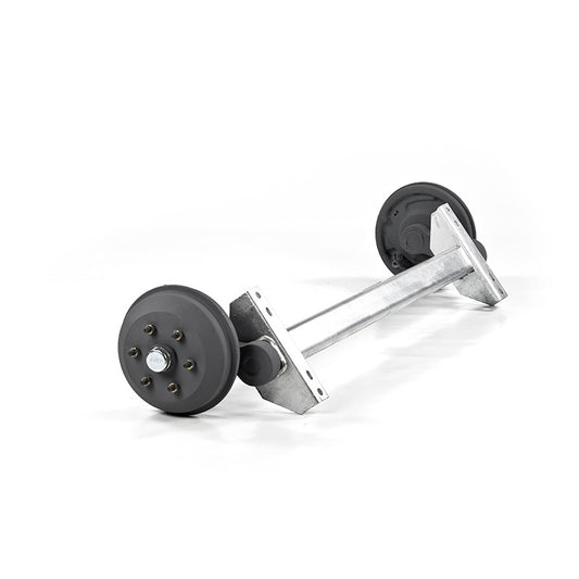 Braked Axle Rubbaride 1,800Kg